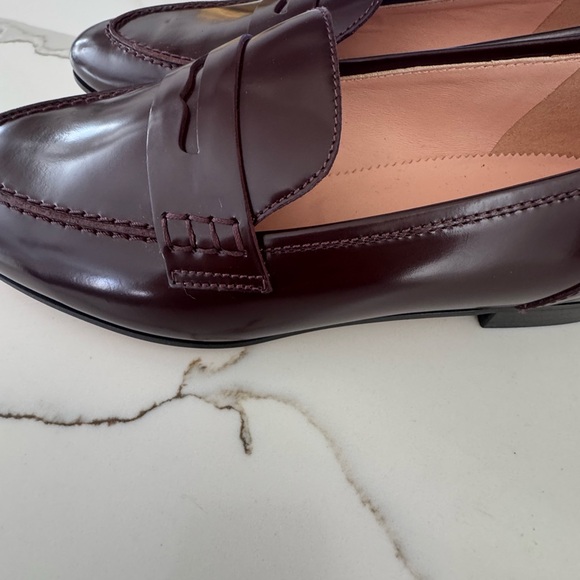 J.Crew Beet Academy Penny Loafers Size 9 - Picture 4 of 8